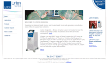 Tablet Screenshot of lyntonsurgical.co.uk